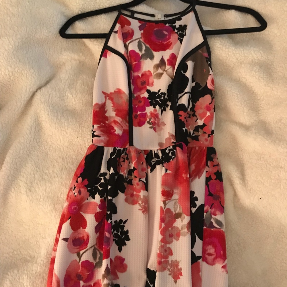 Adorable floral skater dress